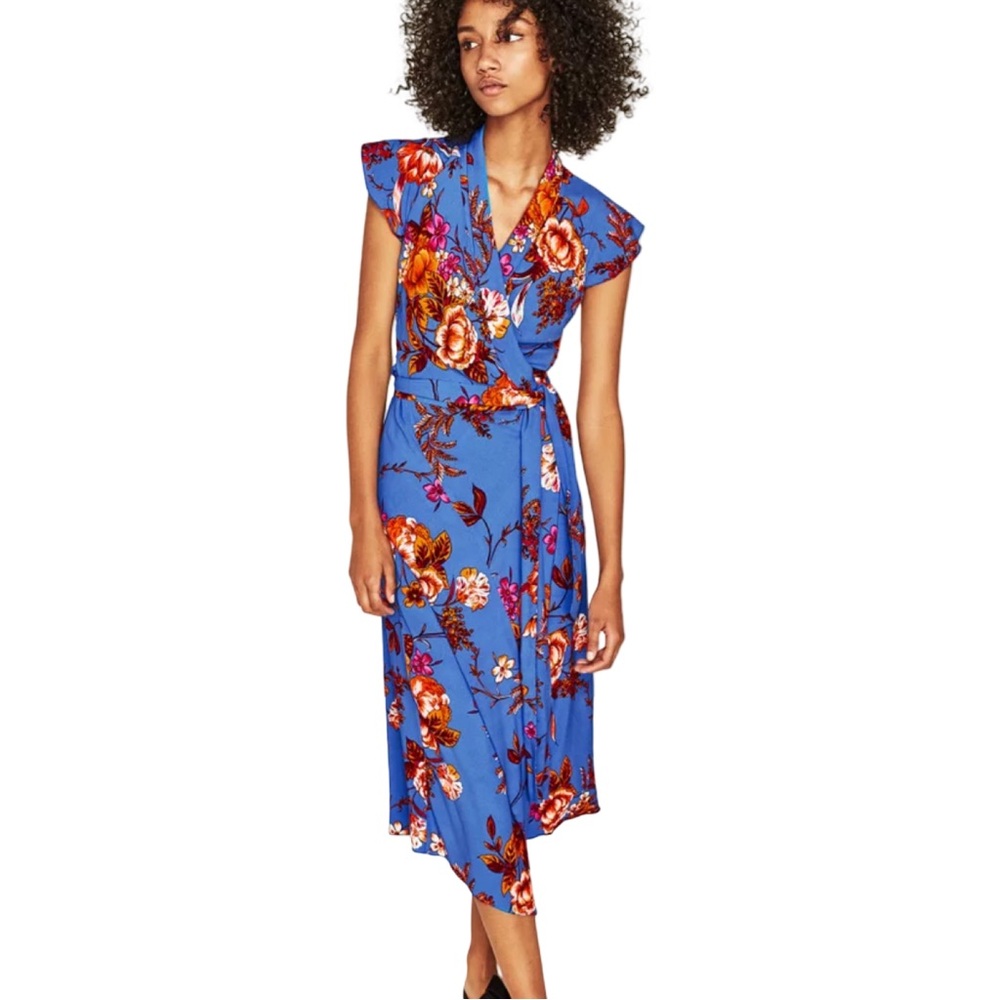 Zara Asymmetric Length Dress